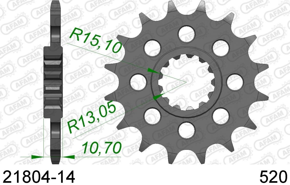 FRONT 14T, 520