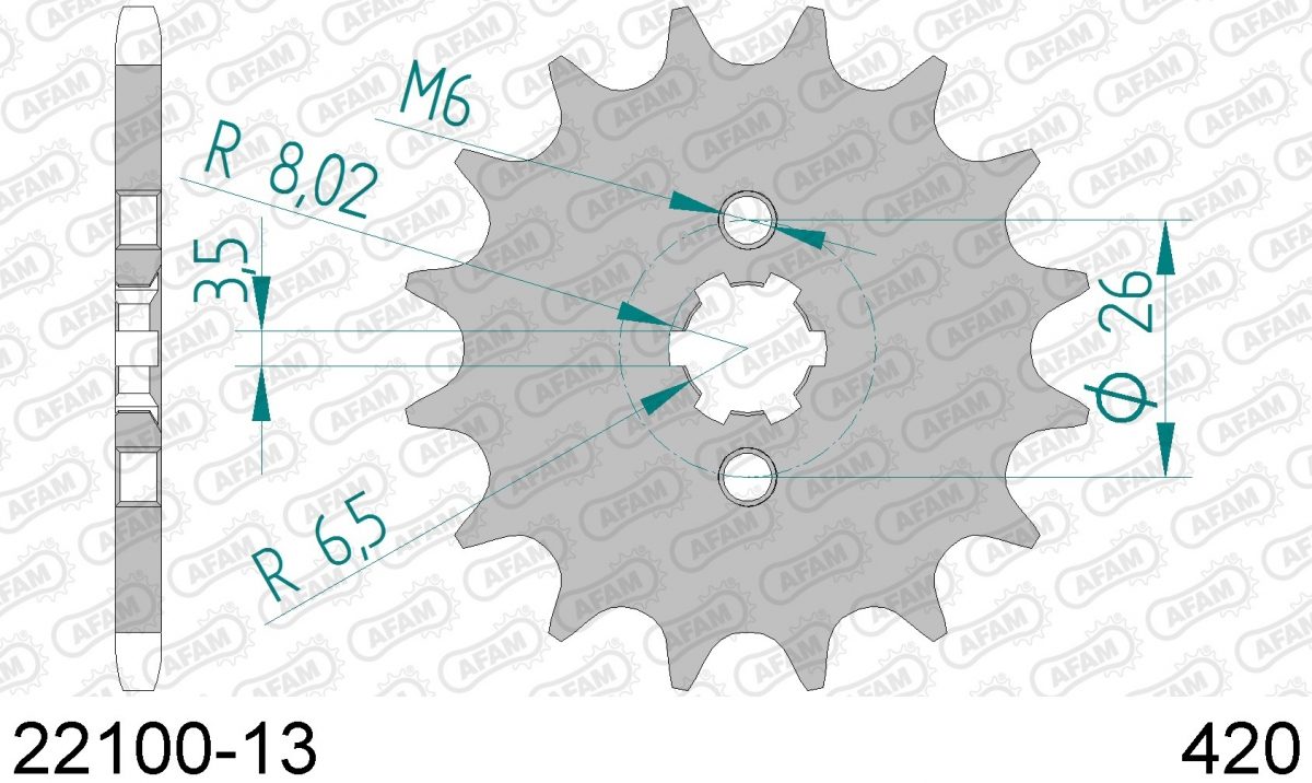 FRONT 13T, 420