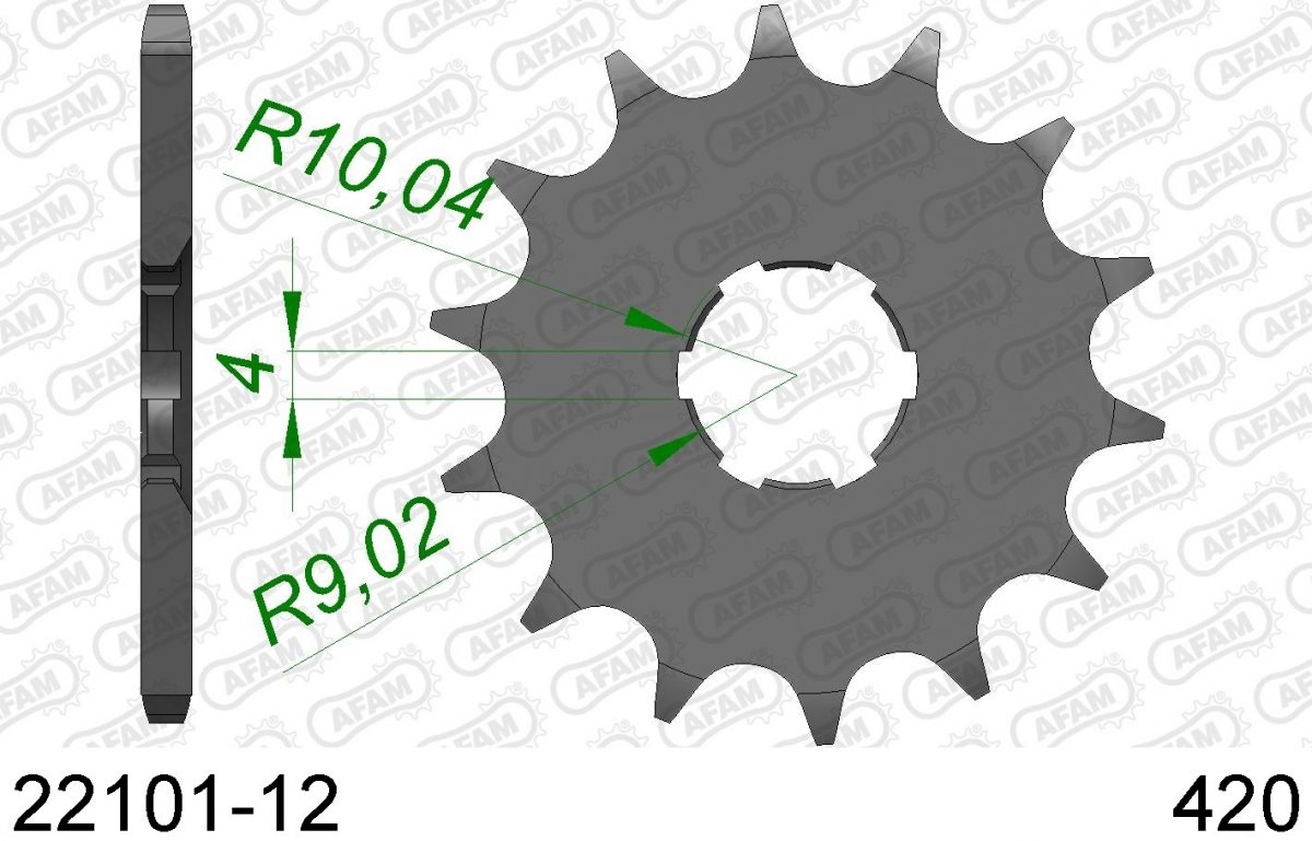 FRONT 12T, 420