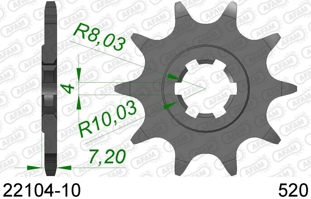 FRONT 10T, 520