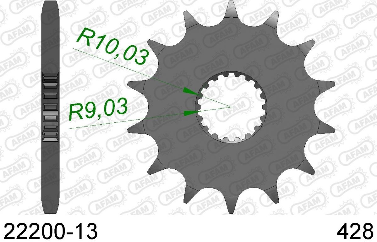 FRONT 13T, 428