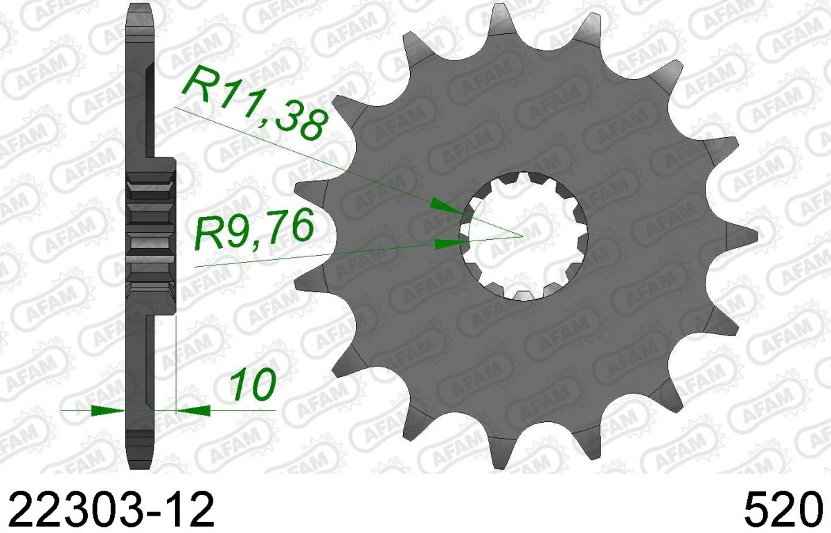 FRONT 12T, 520