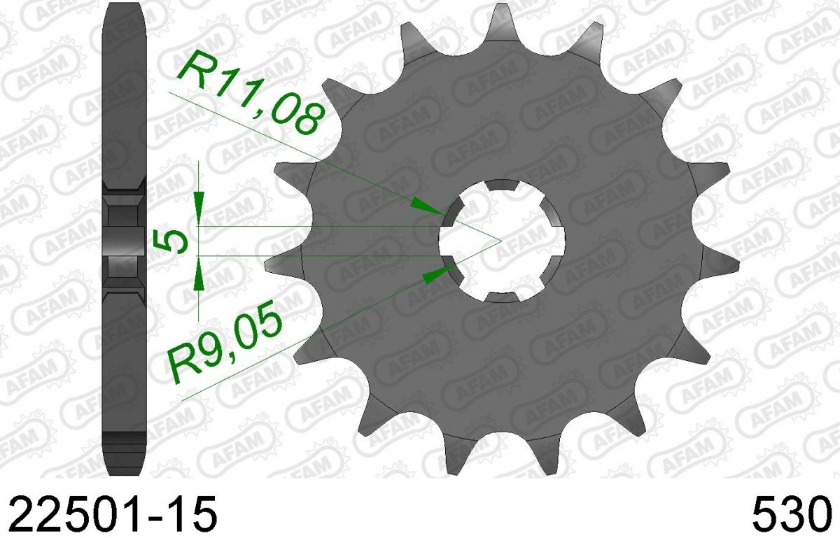 FRONT 15T, 530