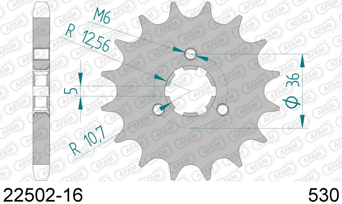 FRONT 16T, 530