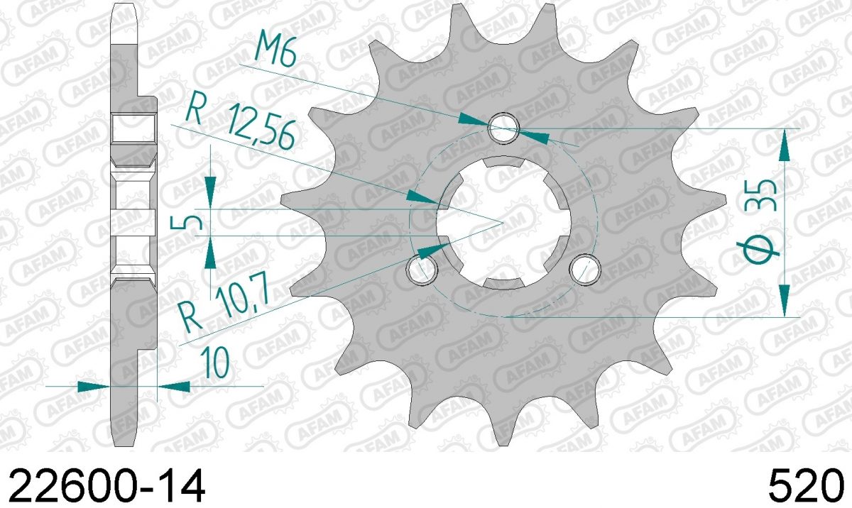 FRONT 14T, 520