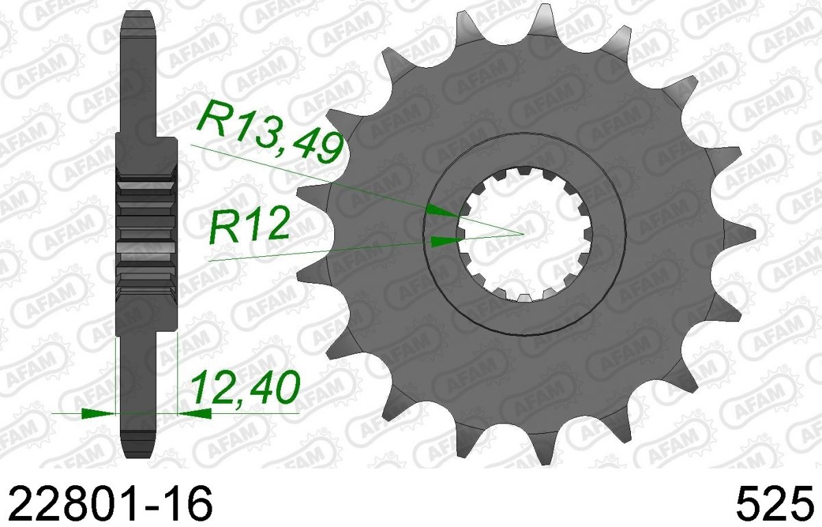 FRONT 16T, 525