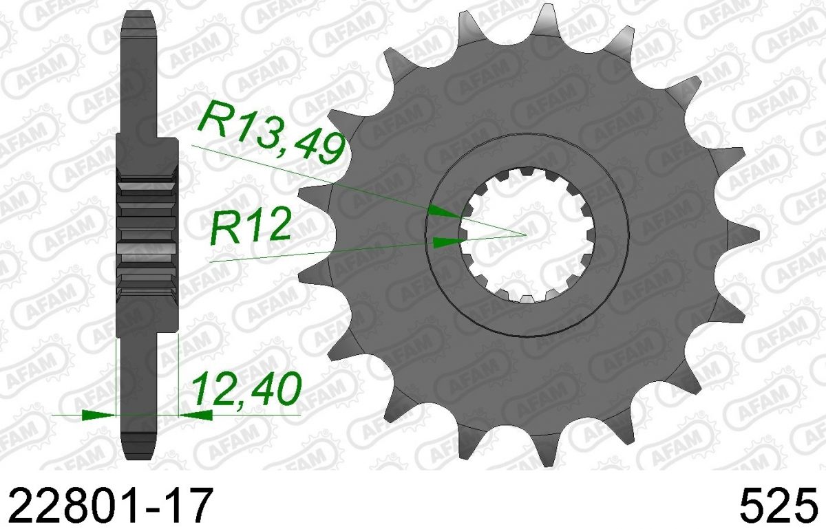 FRONT 17T, 525