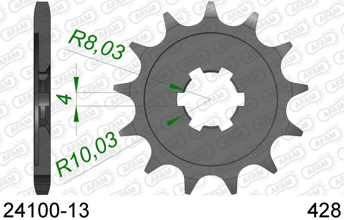 FRONT 13T, 428