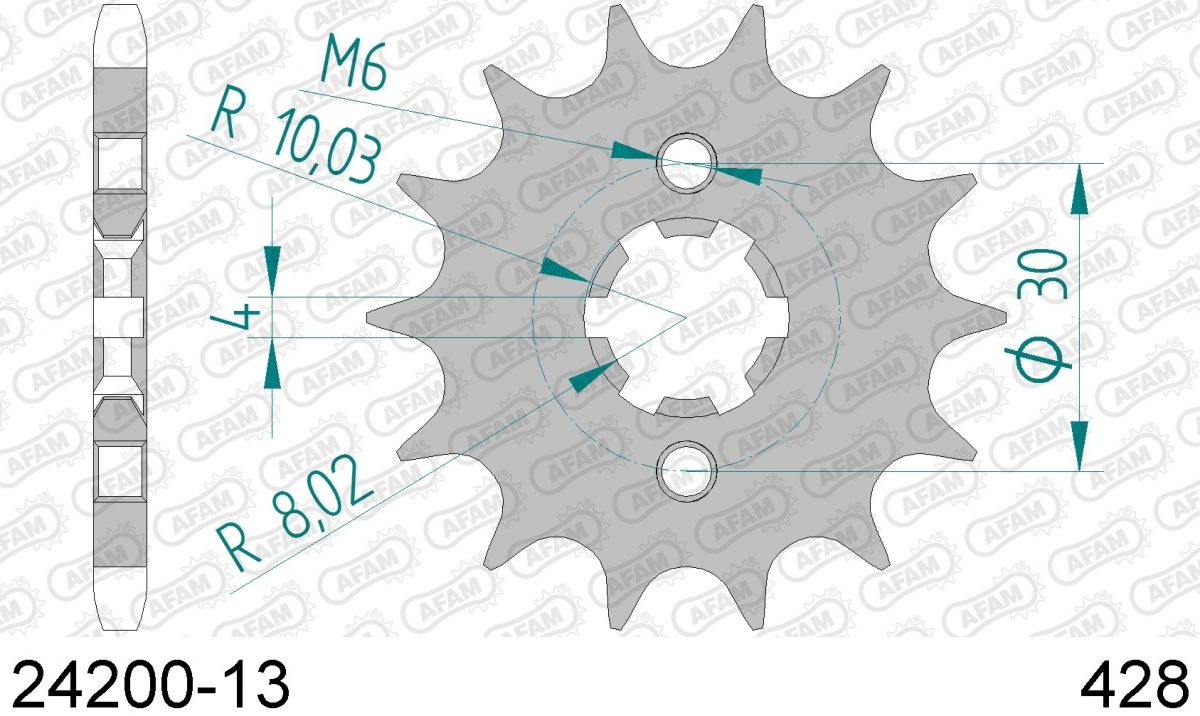 FRONT 13T, 428