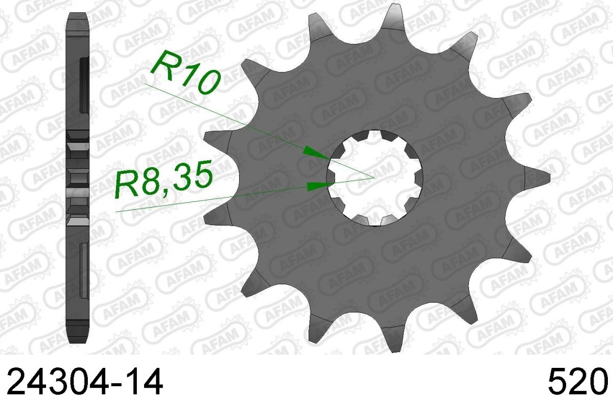 FRONT 14T, 520