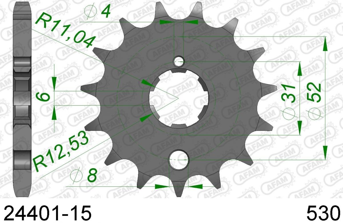 FRONT 15T, 530