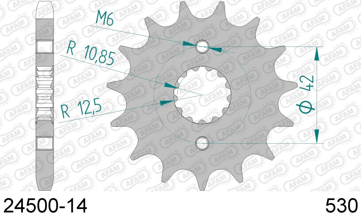 FRONT 14T, 530