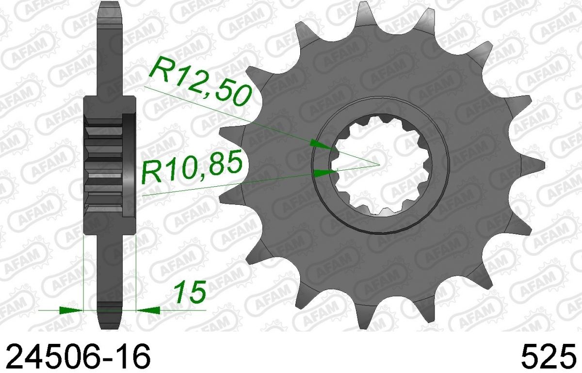 FRONT 16T, 525