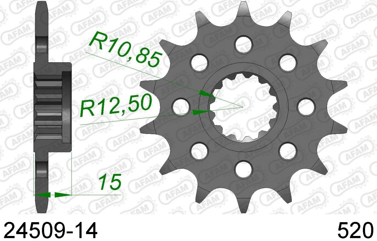 FRONT 14T, 520