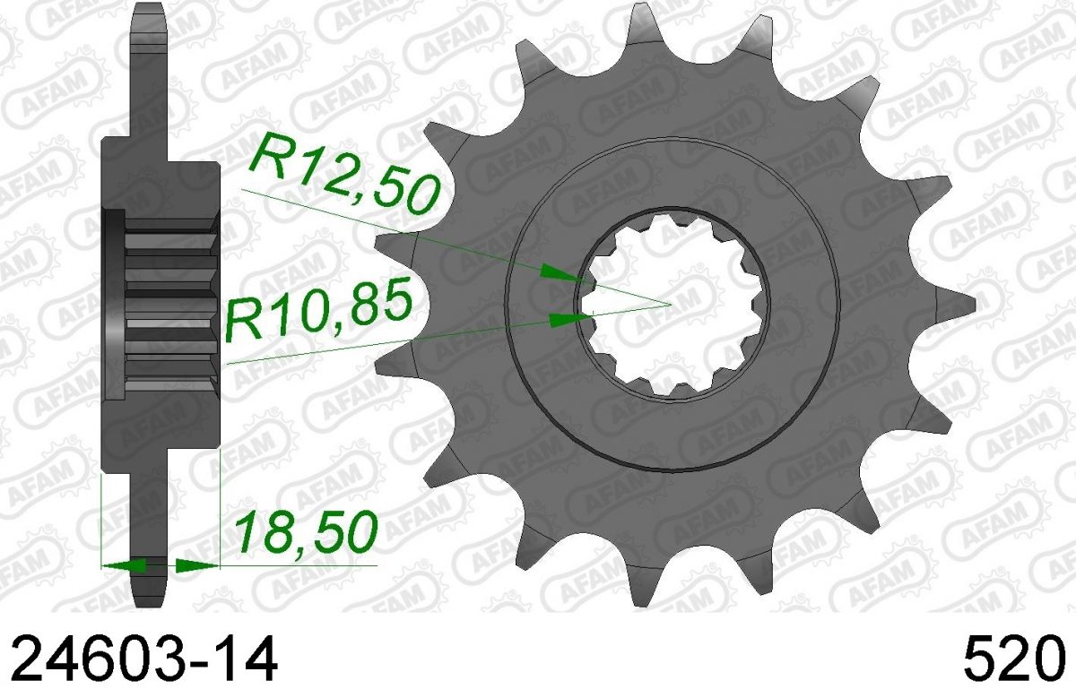 FRONT 14T, 520