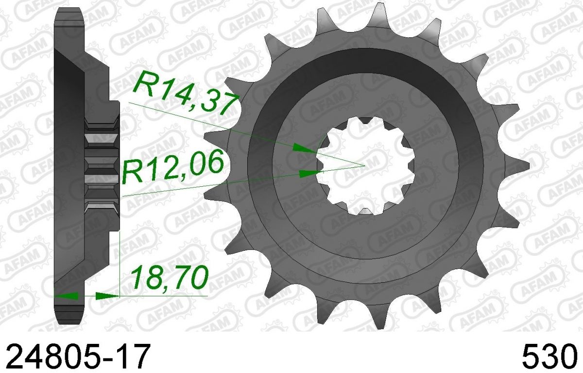 FRONT 17T, 530