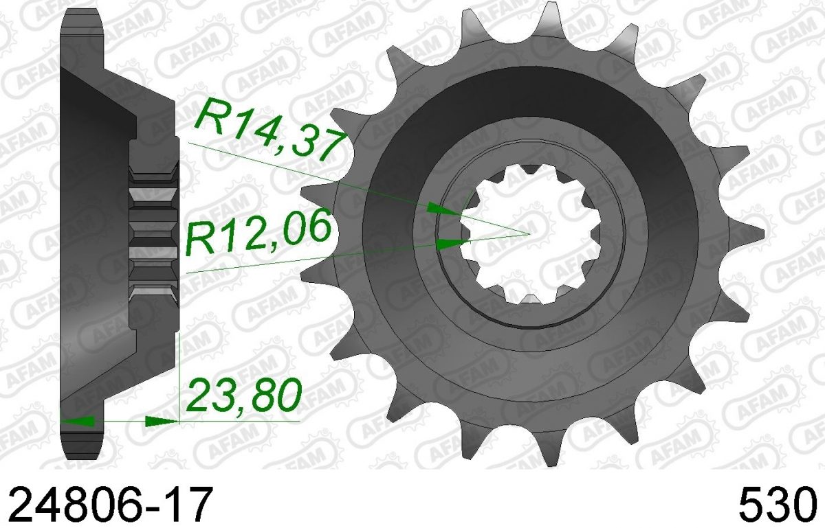 FRONT 17T, 530