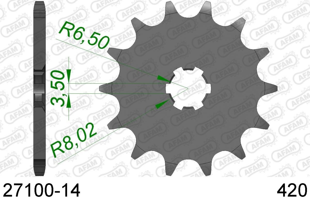 FRONT 14T, 420