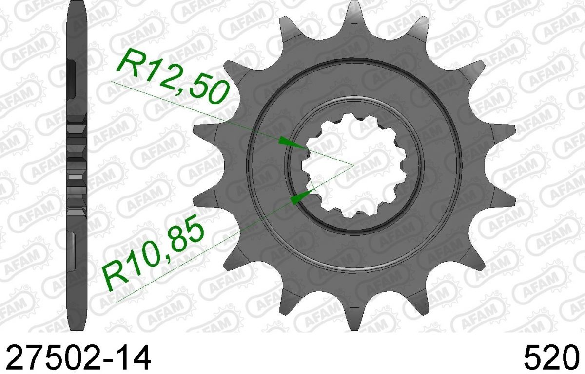 FRONT 14T, 520