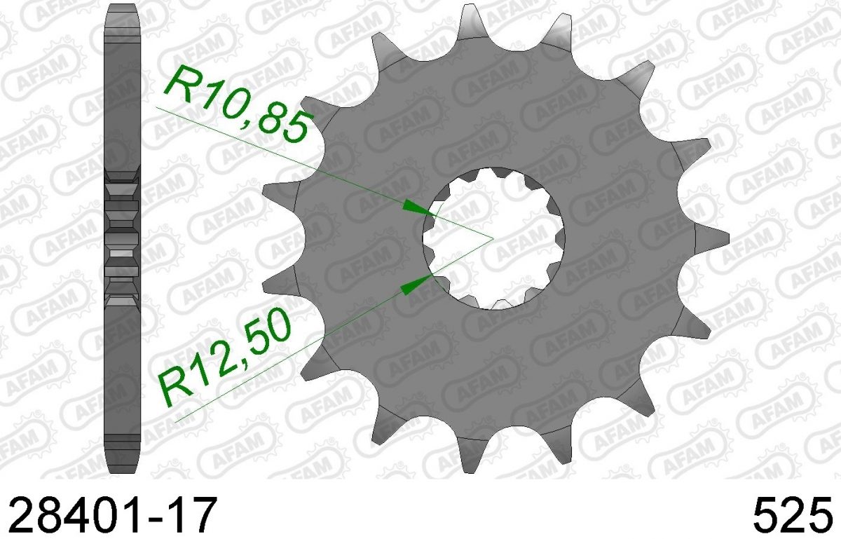 FRONT 17T, 525