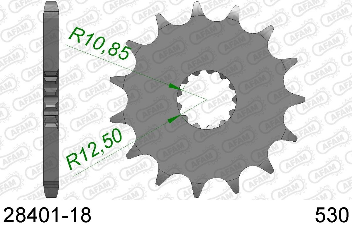 FRONT 18T, 525