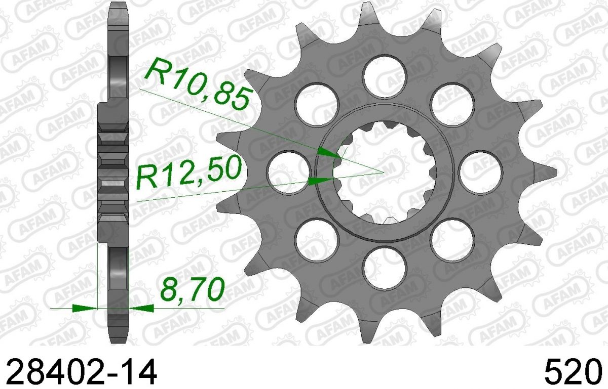 FRONT 14T, 520