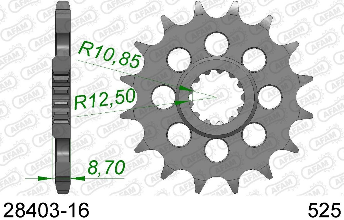 FRONT 16T, 525