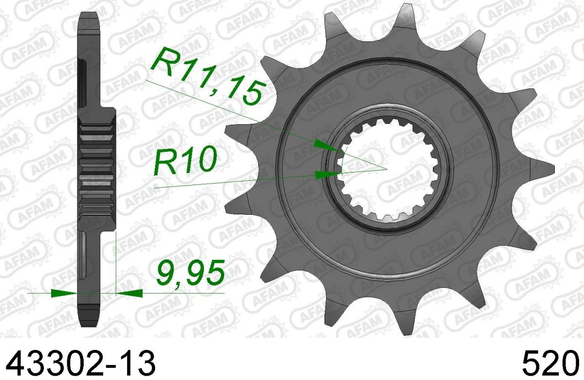 FRONT 13T, 520