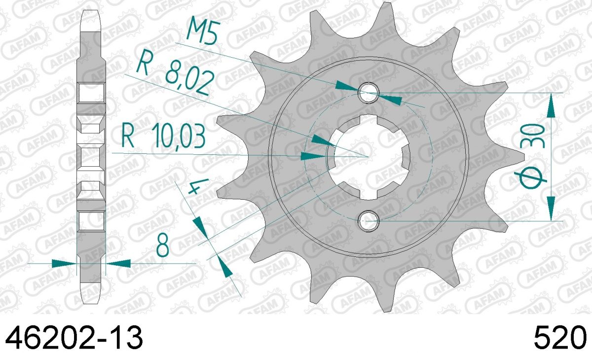FRONT 13T, 520