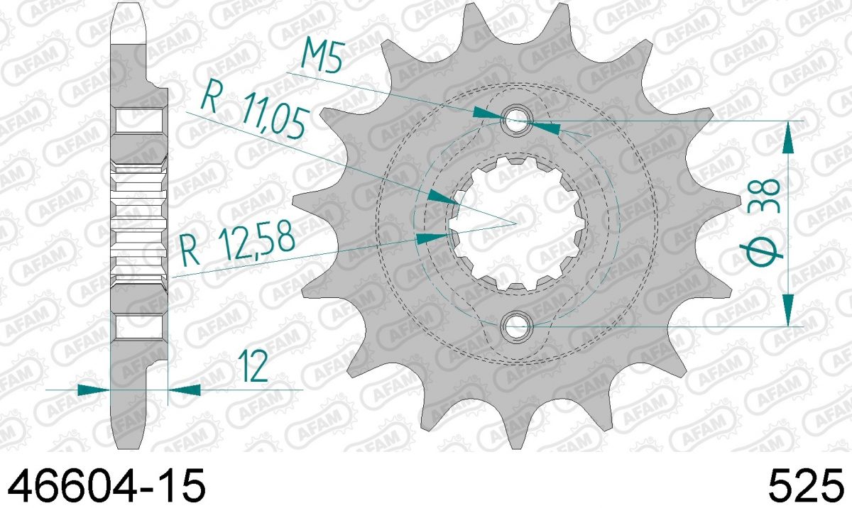 FRONT 15T, 525