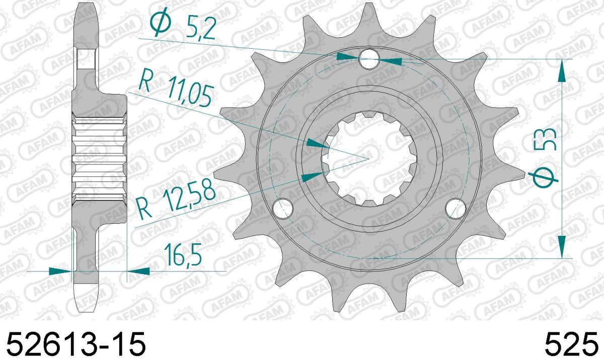FRONT 15T, 525