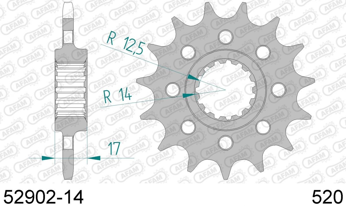 FRONT 14T, 520