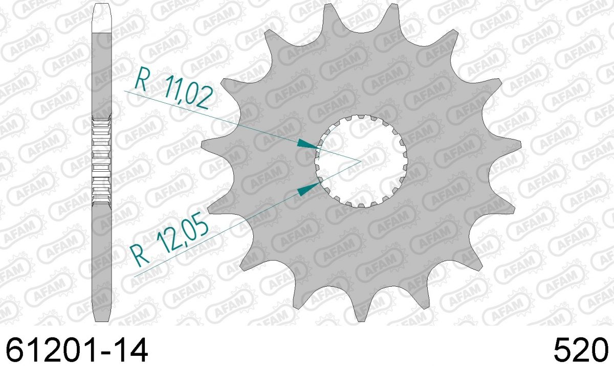 FRONT 14T, 520