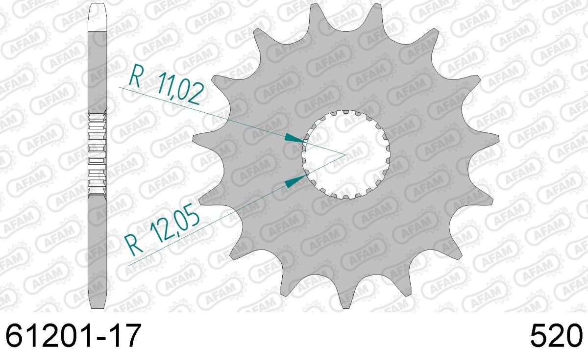 FRONT 17T, 520