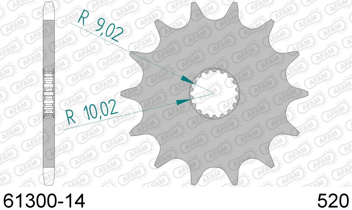 FRONT 14T, 520
