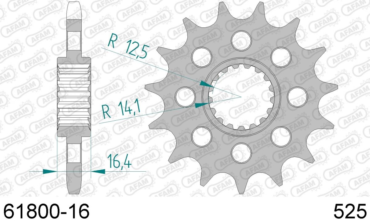 FRONT 16T, 525