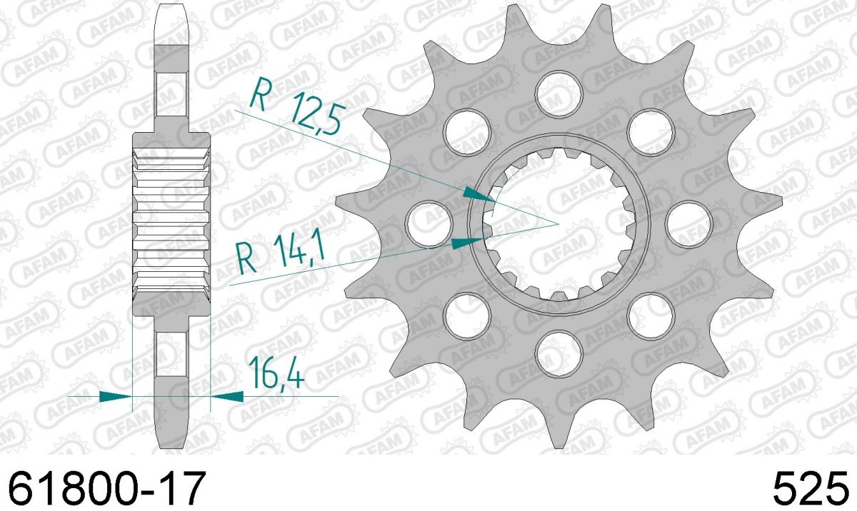 FRONT 17T, 525