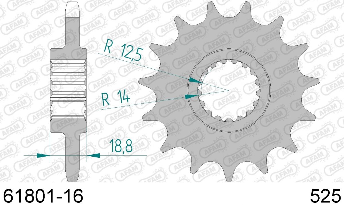 FRONT 16T, 525