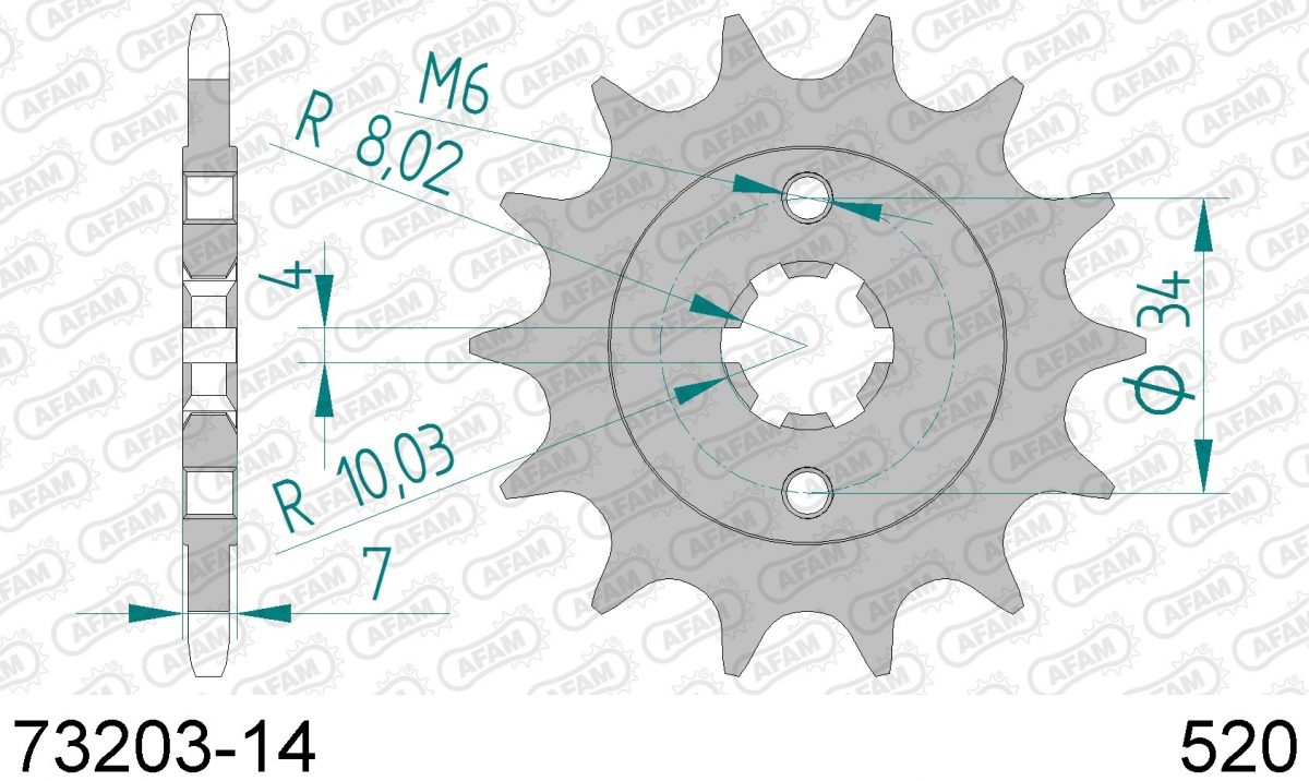 FRONT 14T, 520