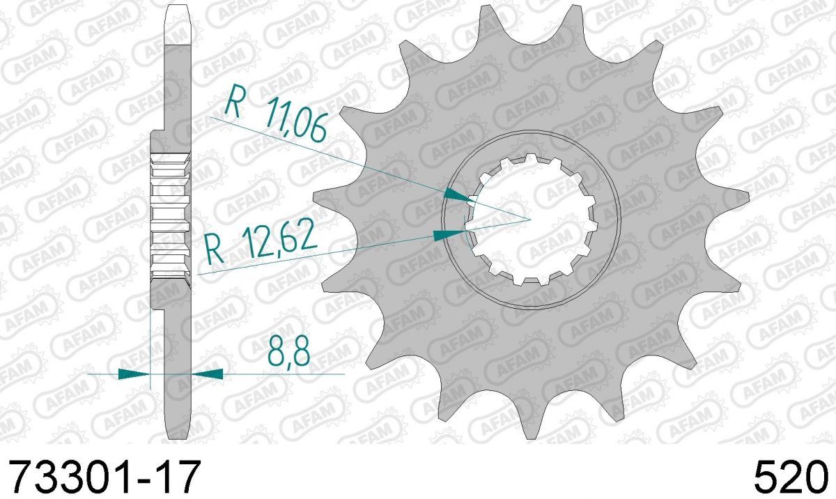 FRONT 17T, 520