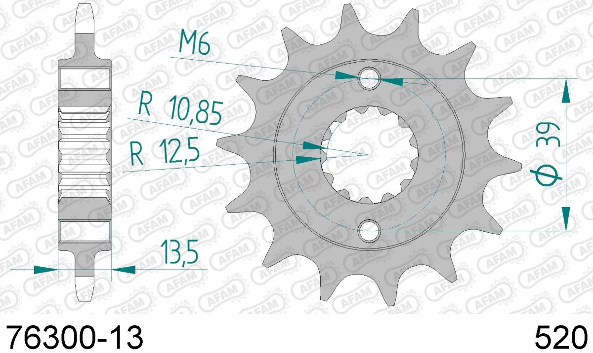 FRONT 13T, 520