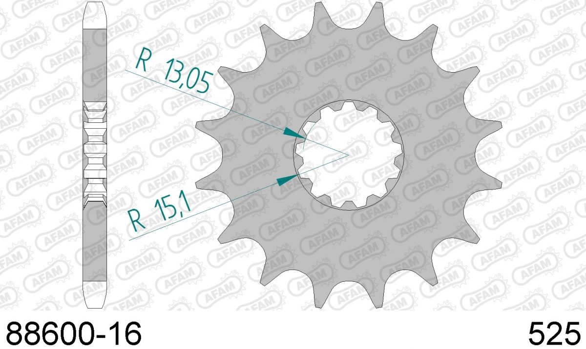 FRONT 16T, 525