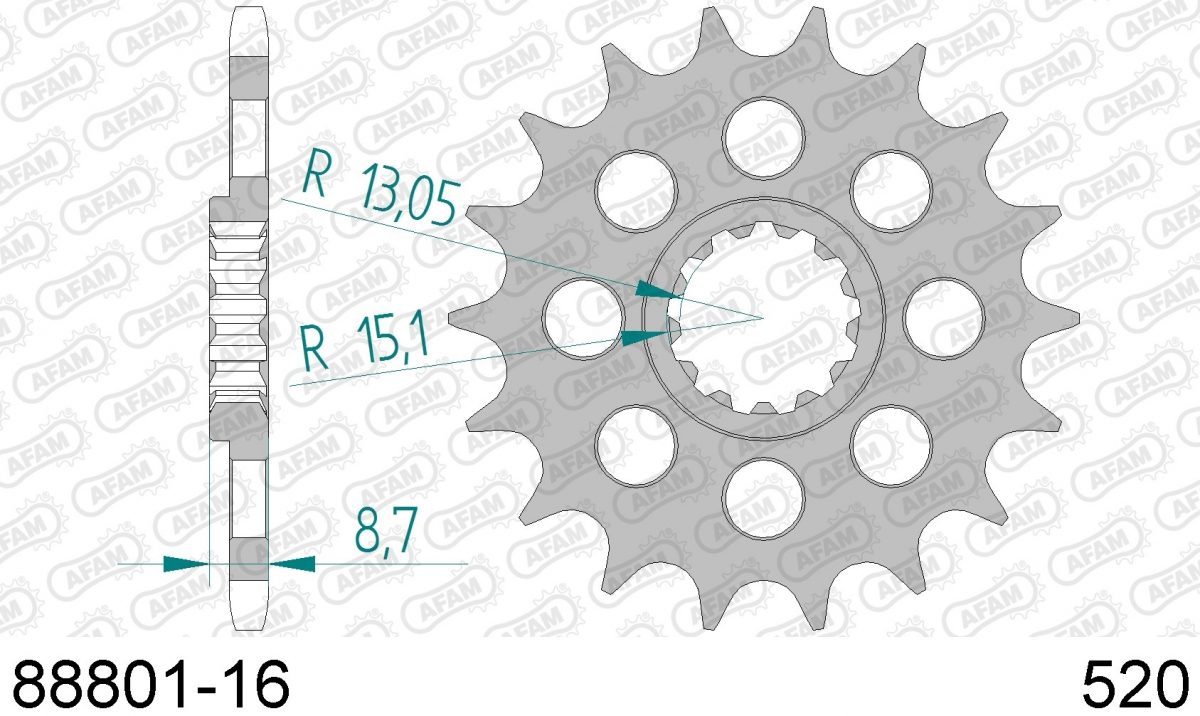 FRONT 16T, 520