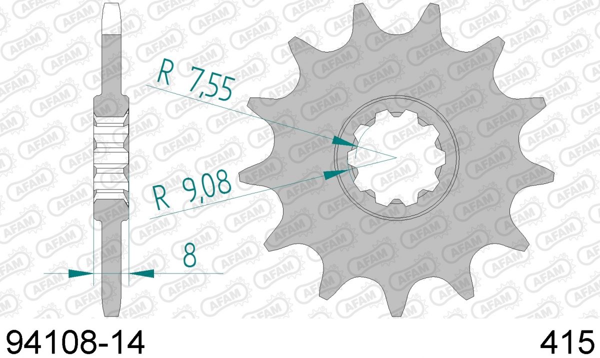 FRONT 14T, 415
