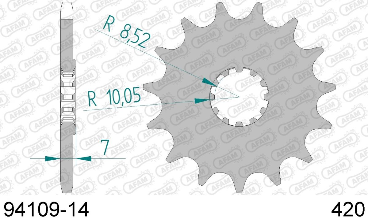 FRONT 14T, 420