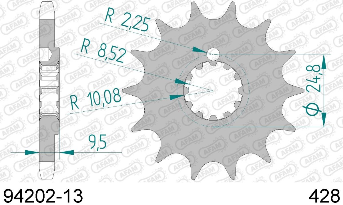FRONT 13T, 428