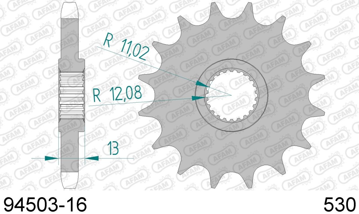 FRONT 16T, 530