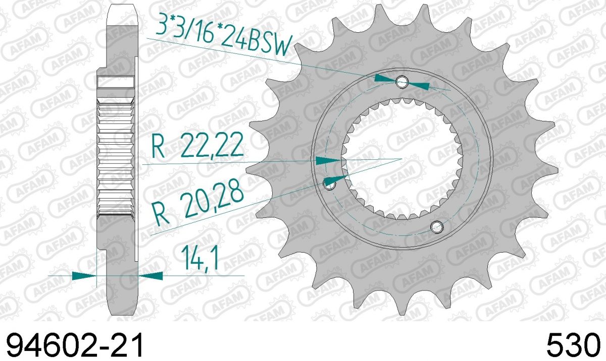 FRONT 21T, 530