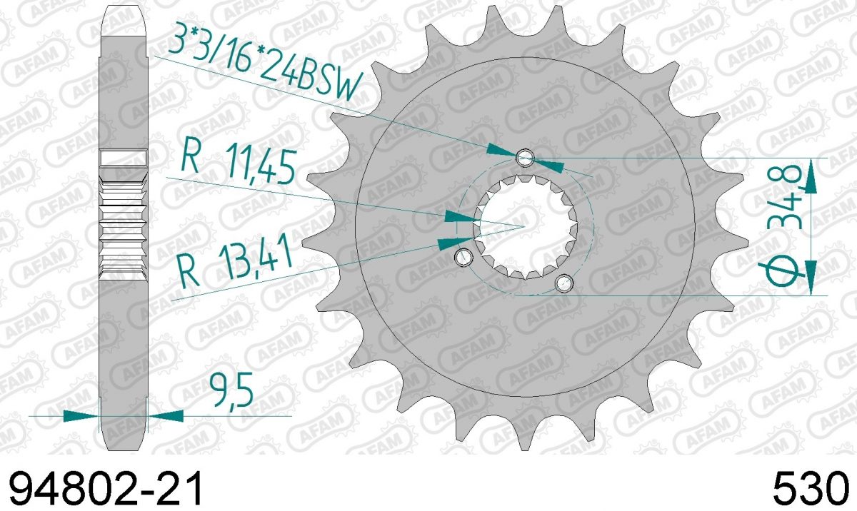 FRONT 21T, 530