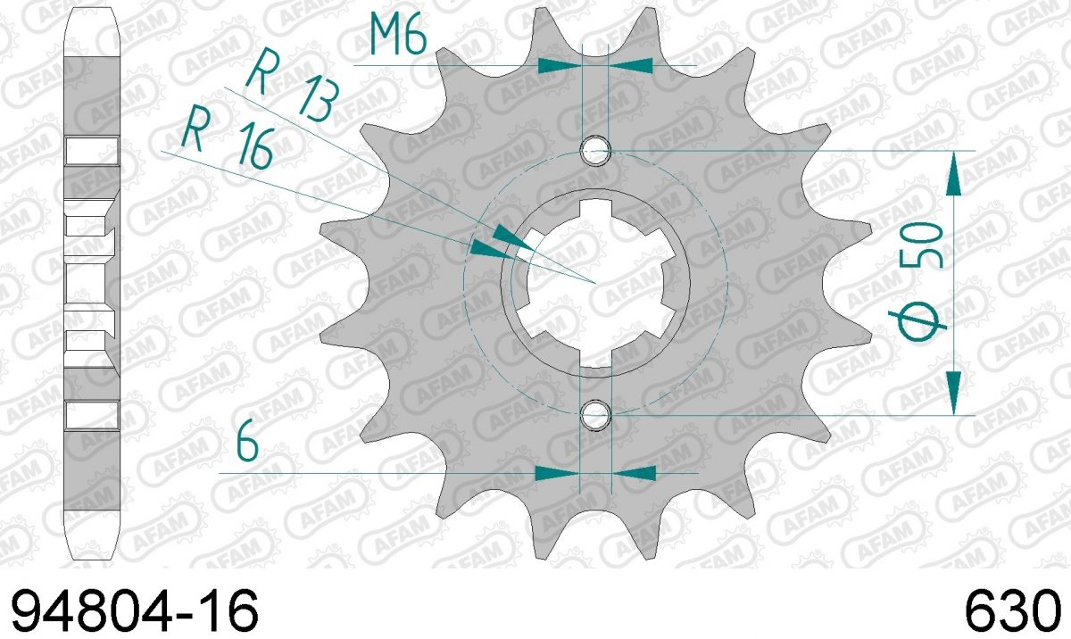 FRONT 16T, 630